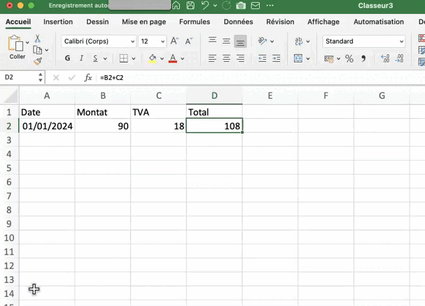 Astuce Excel touche F2