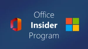 le programme Office Insider au départ